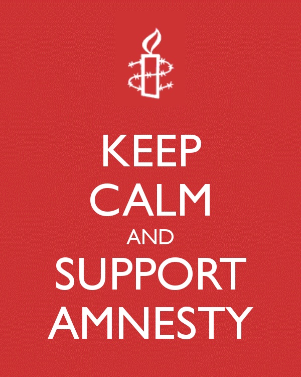 Keep Calm and Support Amnesty