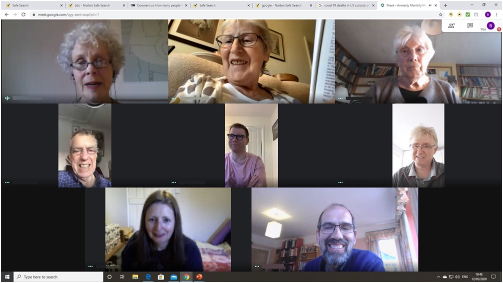 Taunton AI virtual meeting - May